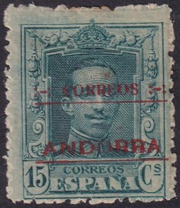 Andorra Spanish 1928 Sc 4a MH* heavy hinge