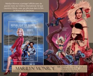 GUINEA - 2012 - Marilyn Monroe #1 - Perf Souv Sheet -Mint Never Hinged