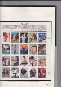 USPS 2001 HARDCOVER YEARBOOK 100% Complete with all Stamps and Sheets MNH