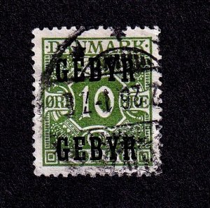 Denmark 1923 -  Late Fee Stamps - VF-Used