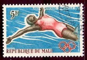 Mali; 1965: Sc. # 81: Used CTO Single Stamp