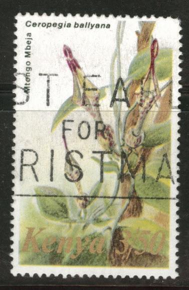 KENYA Scott 257 used flower stamp 1983 CV $0.75