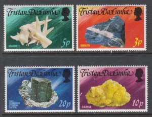 Tristan da Chuna 239-242 Minerals MNH VF