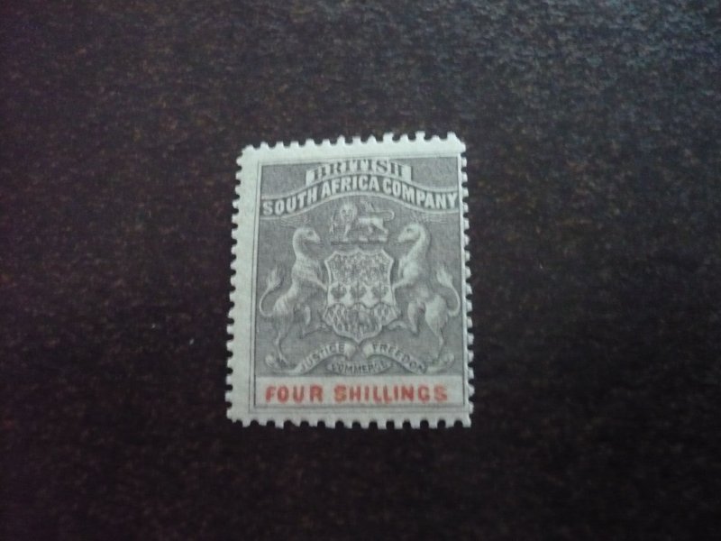 Stamps - Rhodesia - Scott# 13 - Mint Hinged Part Set of 1 Stamp