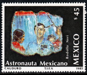 MEXICO 1422 Launch of Morelos II Telecom Satellite, SINGLE MINT, NH. VF.