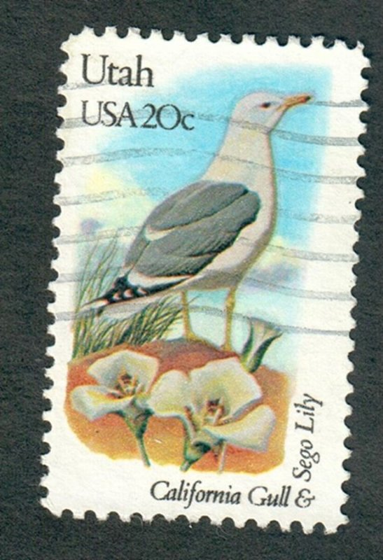 1996 Utah Birds and Flowers used single - perf 10.5 x 11