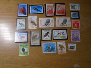 Birds  #  40  used / MNH