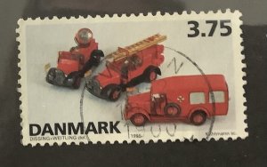 Denmark 1995 Scott 1037 used - 3.75k,  Danish Toys, Tekno cars