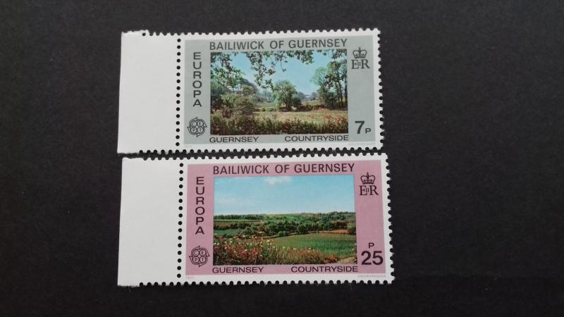 Guernsey 1977 EUROPA Stamps - Landscapes Mint