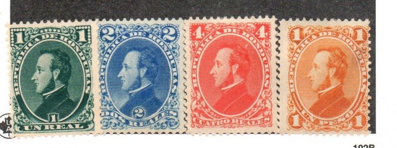 Honduras 33-36 Mint hinged