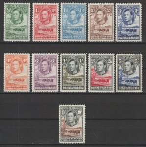 BECHUANALAND 1938/52 SG 118/28 MINT Cat £110