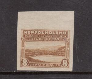 Newfoundland #99a Extra Fine Never hinged Top Margin Imperf