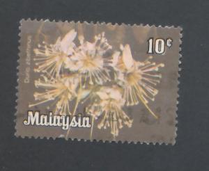 Malaysia 1979 Scott 194 used - 10c, Flowers