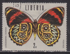 Liberia 684 Tropical Butterflies 1974