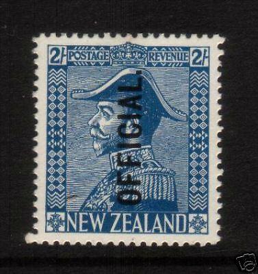 NEW ZEALAND 1926  2/- ADMIRAL OFFICIAL  MLH  SG O112