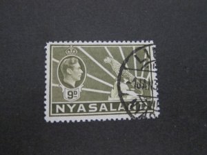 Nyasaland 1938 Sc 61 FU