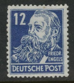 German DDR  Scott 10n33 mint no gum 1948 wmk 292