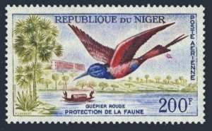 Niger C15, MNH. Michel 20. Nubian carmine bee-eater, 1961.