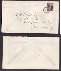 D5-Newfoundland #14027 - 4c Humber River  Crabbes single br