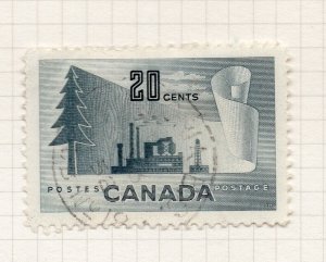 Canada 1952-55 Early Issue Fine Used 20c. NW-217506