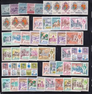 BERMUDA MINT COLLECTION ON 5 STOCK PAGES ALL IN PERFECT CONDITION HIGH CAT