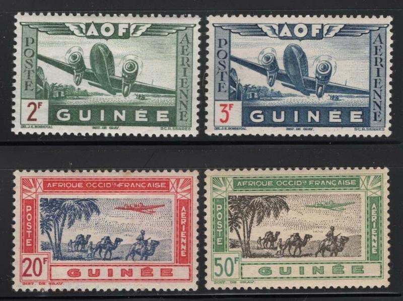 French Guinea 1942 Airmail set Sc# C6-13 mint