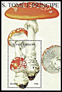 Saint Thomas and Prince Michel Block 379, MNH, Mushroom souvenir sheet