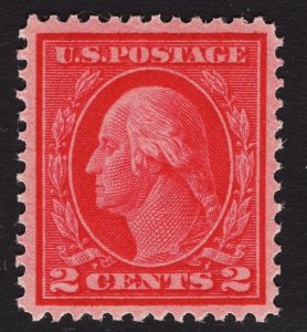 US #406 2c Carmine Washington Type I MINT NH SCV $15