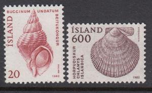 Iceland 552-3 Animals mnh