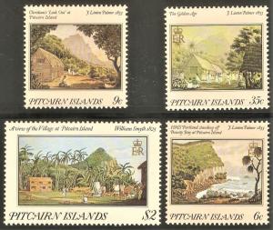 PITCAIRN ISLAND Sc# 249 - 252 MNH FVF Set-Art Palmer