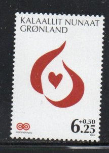 Greenland Sc B34 2009 Cancer stamp mint NH