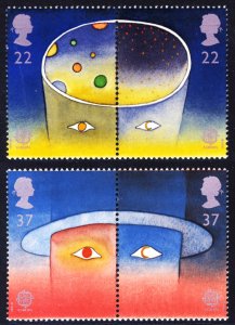 Great Britain 1991 Scott #1375a-1377a Mint Never Hinged