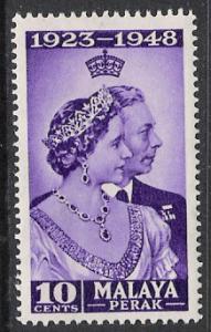 Perak #99 Silver Wedding MNH