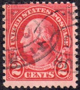 United States 554 - Used - 2c George Washington (1923) (cv $0.60)