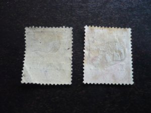 Stamps - India - Scott# M34-M35 - Used Part Set of 2 Stamps