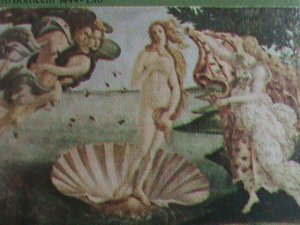 ​OMAN STATE-1972-NUDE ART PAINTING- BY SANDRO BOTTICELLI IMPERF: MNH SHEET-VF