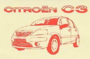 Meter cut Netherlands 2004 Car - Citroen C3