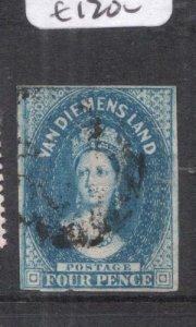 Tasmania SG 18 Four Margins VFU (2dls) 