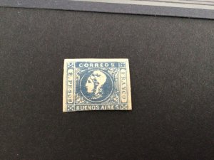 Buenos Aires imperf forgery early stamp Ref 61571