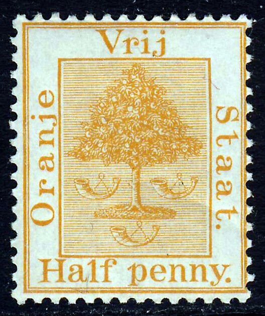 ORANGE FREE STATE 1897 ½d. Yellow New Colour SG 84 MINT