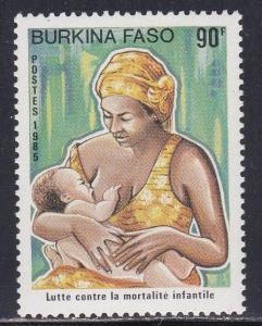 Burkina Faso # 754, Child Survival, NH, 1/2 Cat.