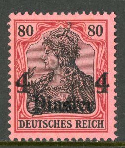 Germany 1906 Offices in Turkey 4 Piaster/80pf Wmk Scott # 50 Mint K788