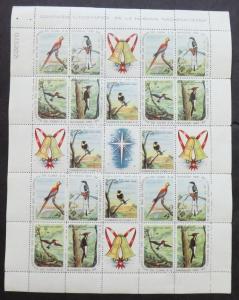 EDW1949SELL : SPANISH COL 1961 Sc #686-700 Wildlife 5 Cplt sets F/S MNH Cat $150