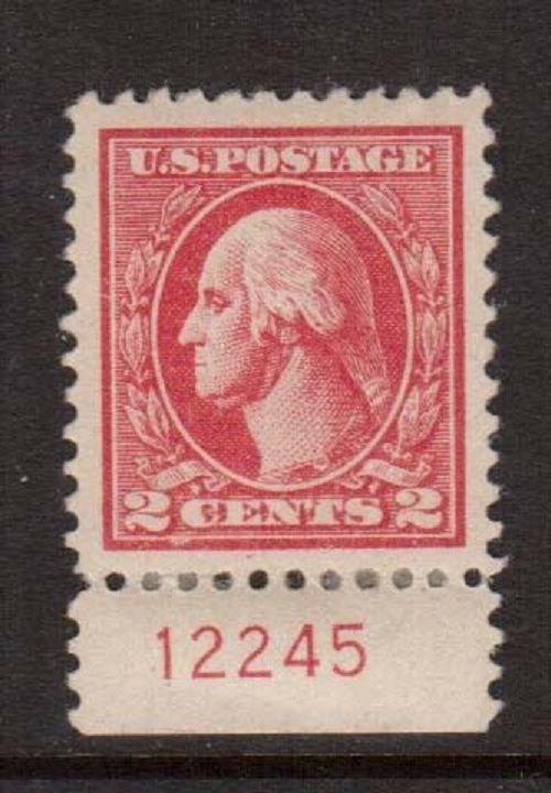 USA #528b XF Mint Jumbo Plate Single 