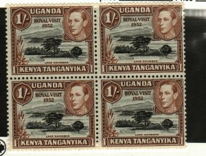 Kenya, Uganda, Tanganyika #80 MNH Block (4 stamps)