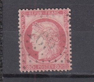 J45818 JL stamps 1872 france used #63 ceres