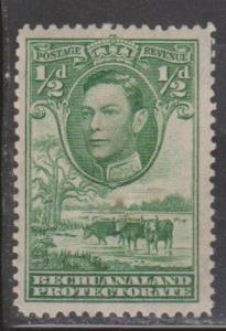 BECHUANALAND PROTECTORATE Scott # 124 MH - KGVI & Cattle