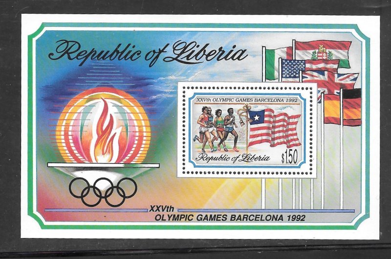 Liberia #1155 MNH Olympic Souvenir Sheet (12294)