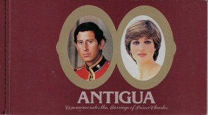 Antigua #627 MNH; Royal Wedding Souvenir Booklet - Charles & Diana (1981)