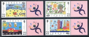 Jersey 2000 Childrens Stamps Set SG929/932 Unmounted Mint 